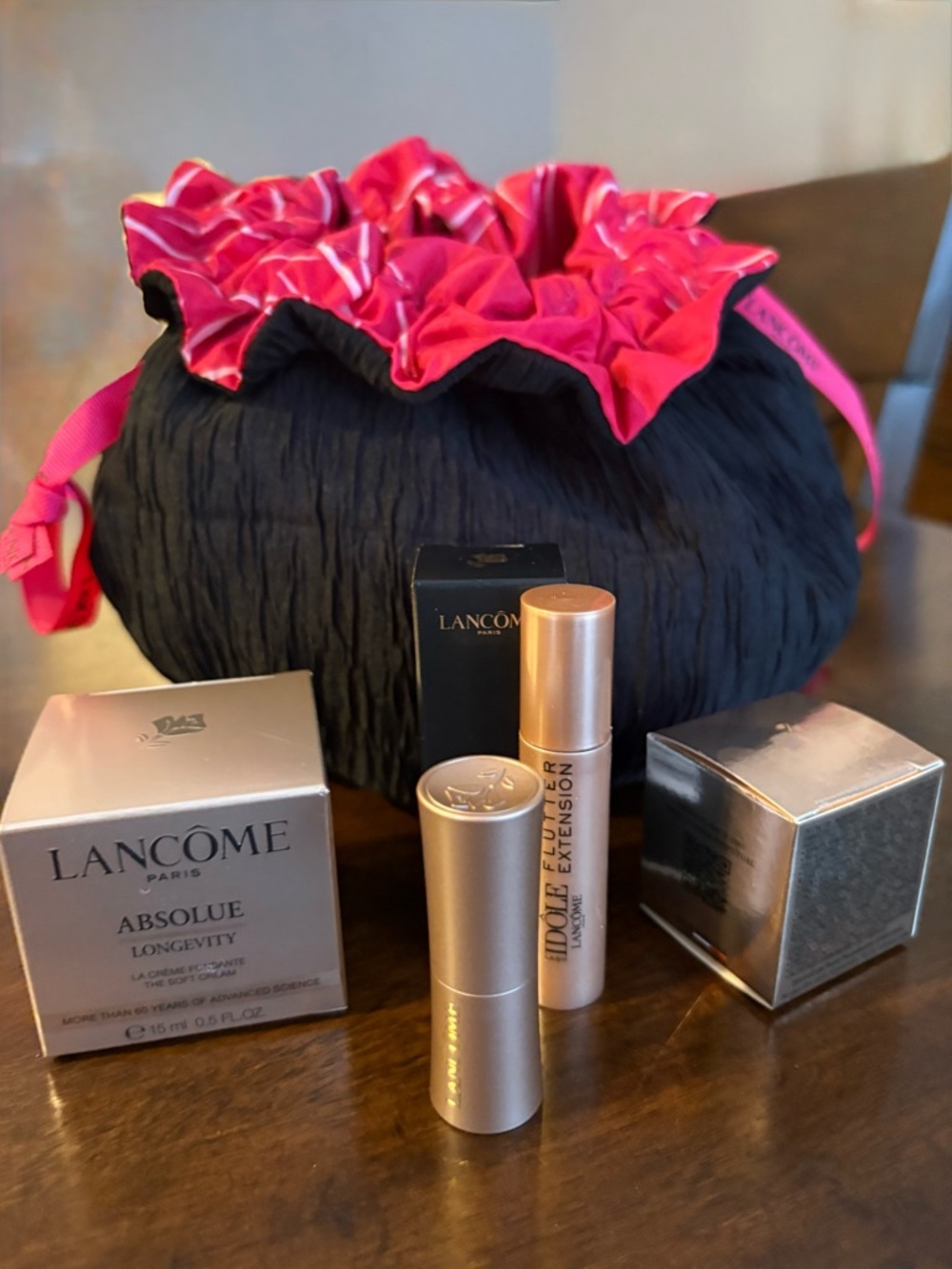 Lancôme latest drop New-cosmetics and accessories sack & skincare makeup samples